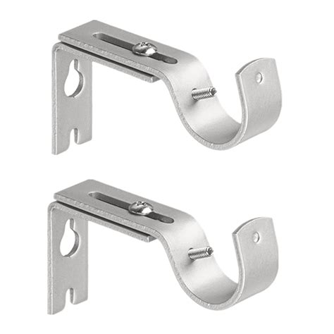 metal curtain rod bracket|extra long curtain rod brackets.